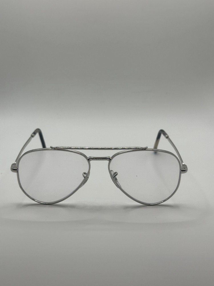 Ray-Ban Optics RB3625-V 2501 Polished Silver Full Rim Eyeglasses FRAMES ONLY