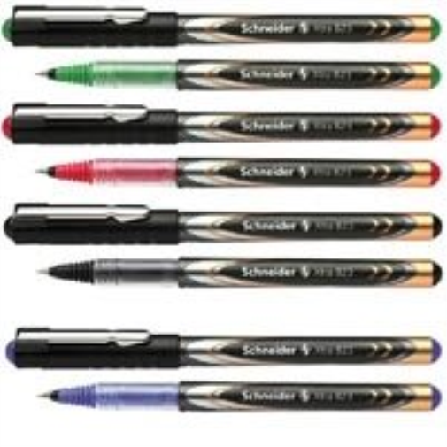 Schneider Xtra 823 Rollerball Pen Assorted Colours (4 x Black, 3 Blue, 2 x Red,