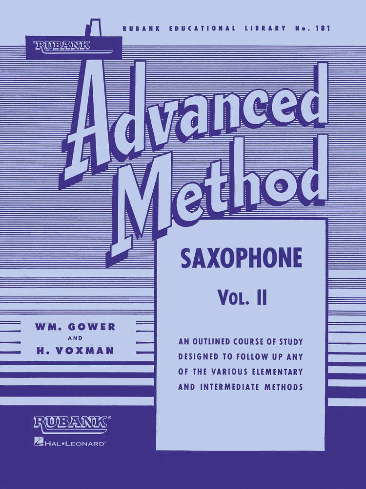 Rubank Advanced Method Saxophone Vol 2 Music Lessons Scales & Arpeggios Book