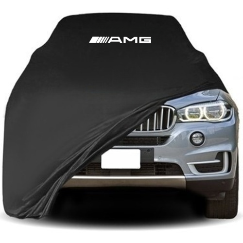 Black Car Cover For Mercedes-Benz GLE AMG SUV Class Dust Proof Windproof Combing