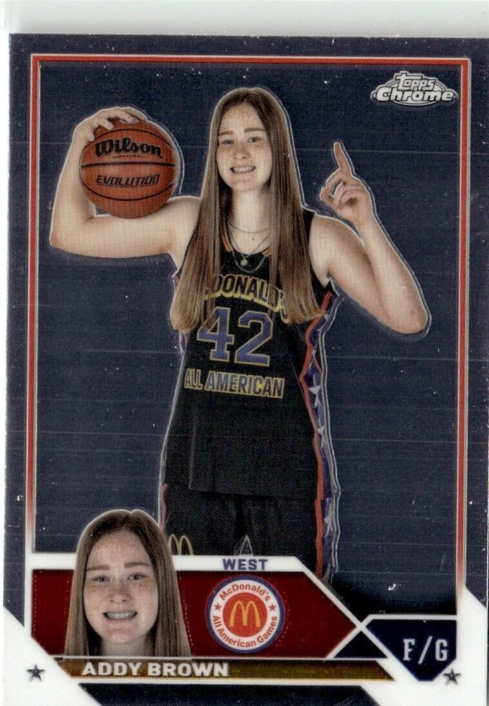 2023-24 CHROME MCDONALD'S ALL AMERICAN ADDY BROWN IOWA STATE UNIVERSITY #88