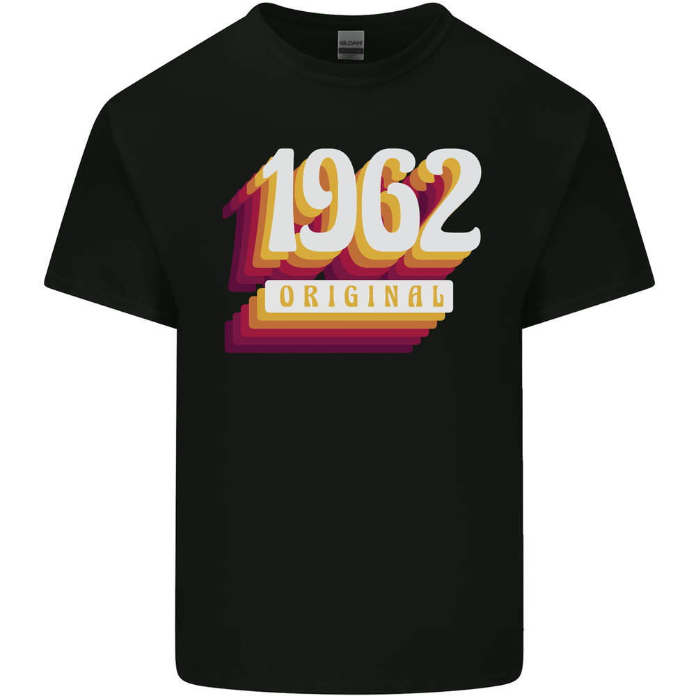 Retro 61st Birthday Original 1962 Mens Cotton T-Shirt Tee Top