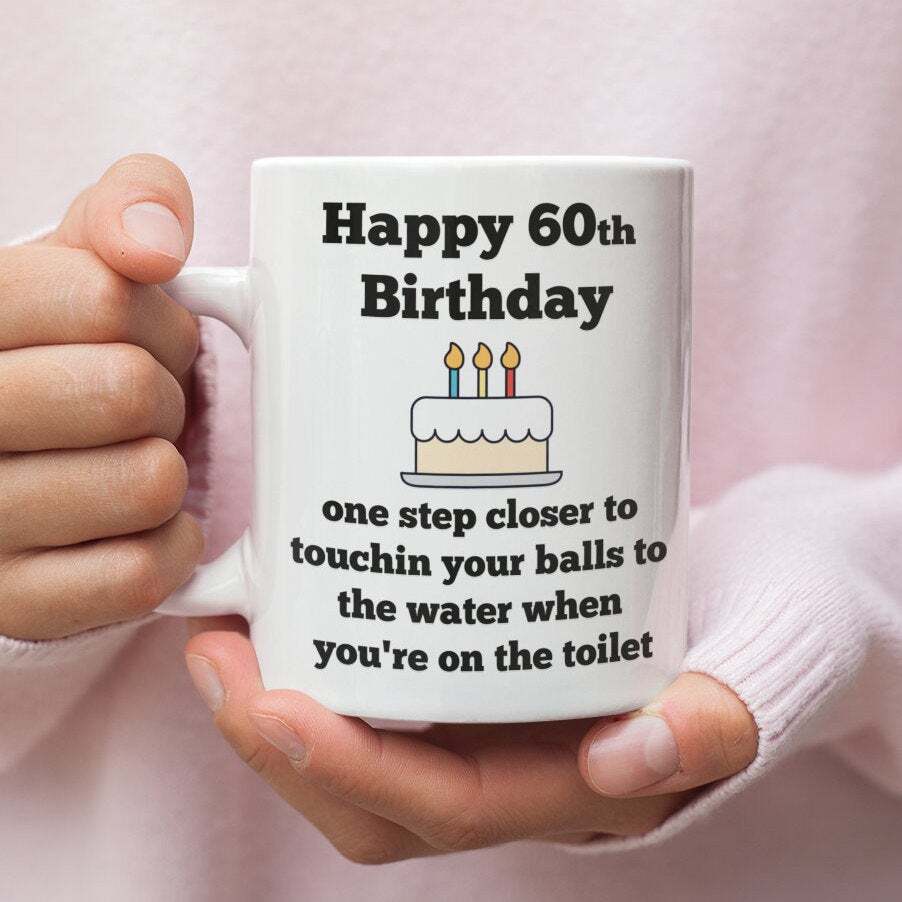 60th Birthday Mug Gift for Him - Perfect 60th Birthday Present