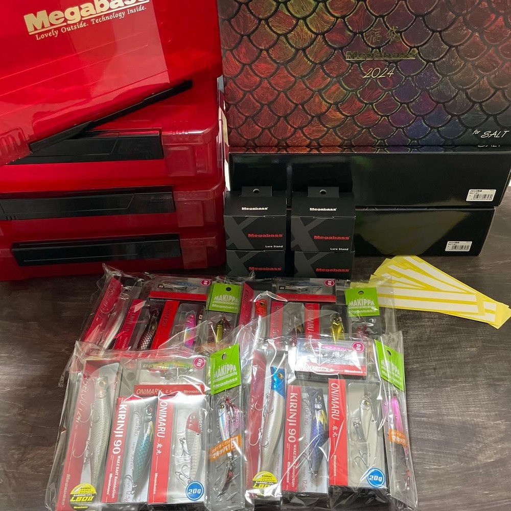 Megabass 2024 Salt Lucky Bag 4 Set Fishing Lures Fridge Lunch Box New