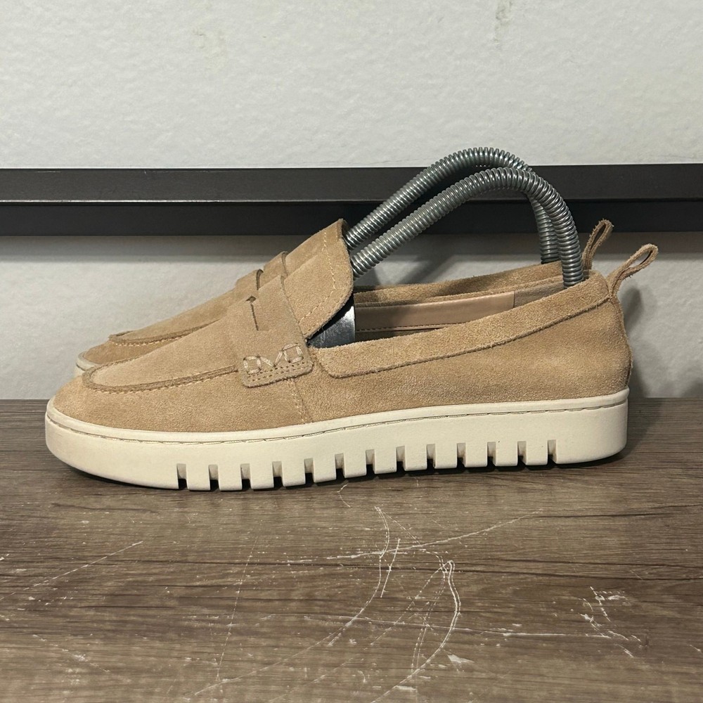 Vionic Uptown Women’s Slip-On Loafers Shoes Size 7 Beige