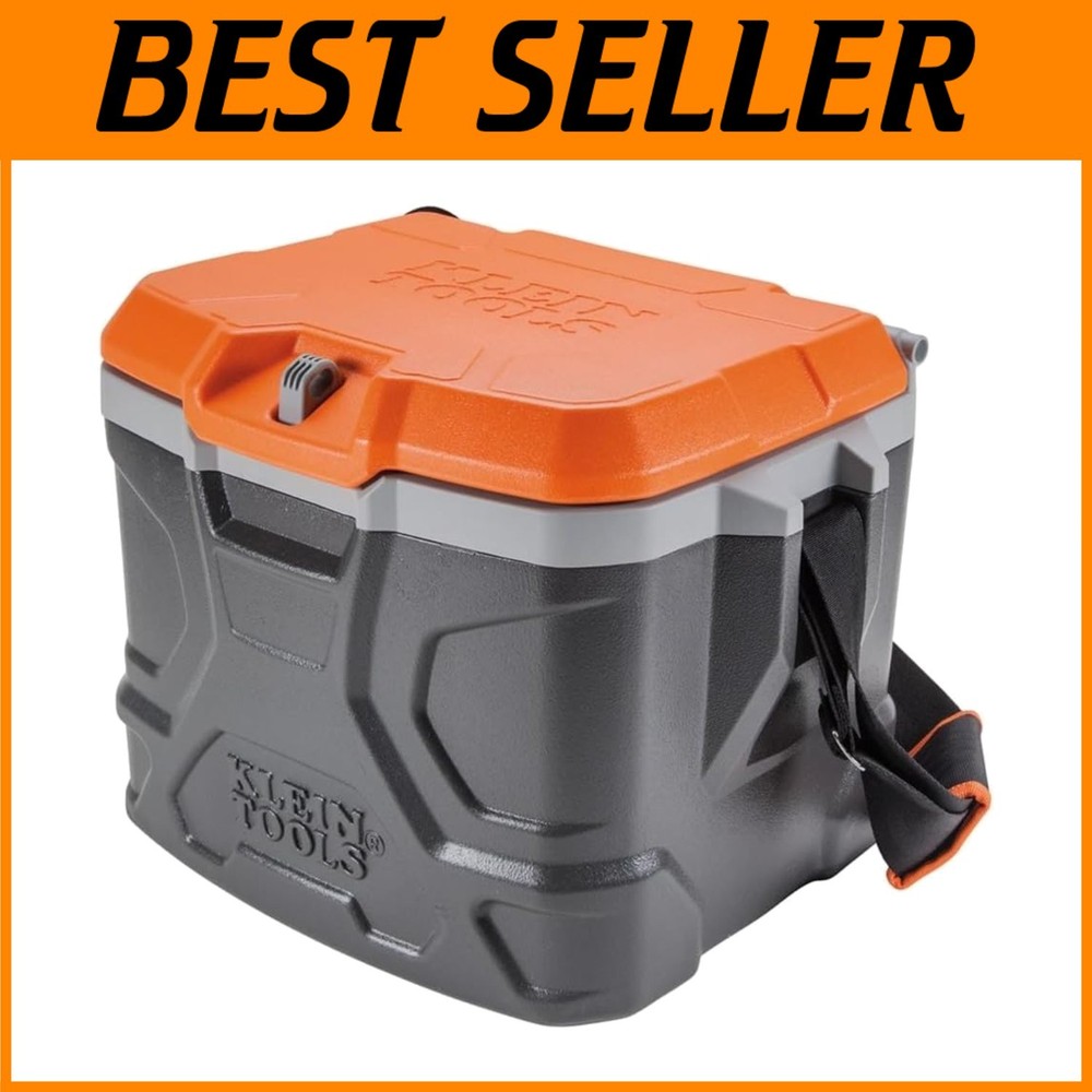 Gray Stainless Steel 17-Quart Cooler with Storage & Seating – Tough Box Pro