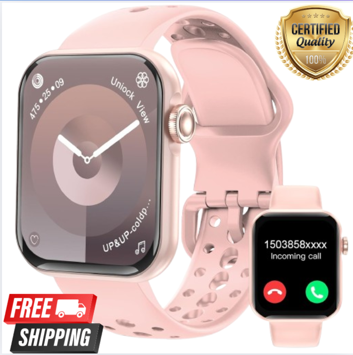 2025 Waterproof Smartwatch for Men & Women - Bluetooth Compatible with iPhone & Samsung