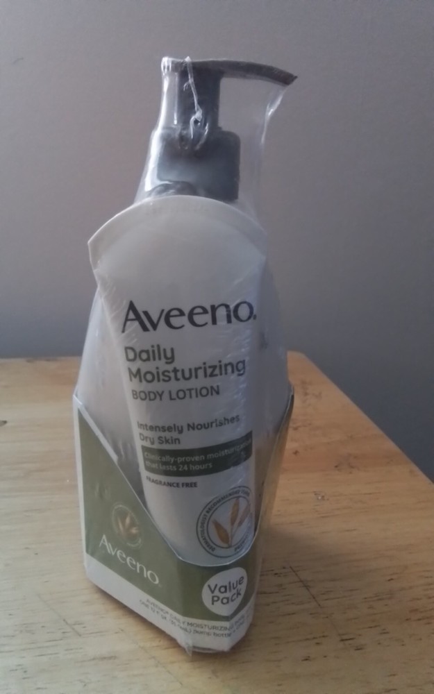 Aveeno Daily Moisturizing Lotion - Fragrance Free - Bundle 14.5 fl oz and 2.5oz