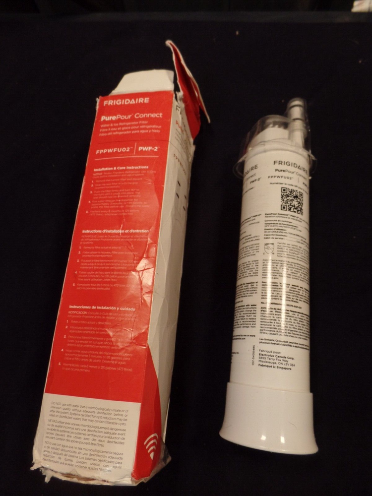 Frigidaire PWF-1 FPPWFU01 PurePour Refrigerator Water & Ice Filter Replacement – Fresh, Clean Taste