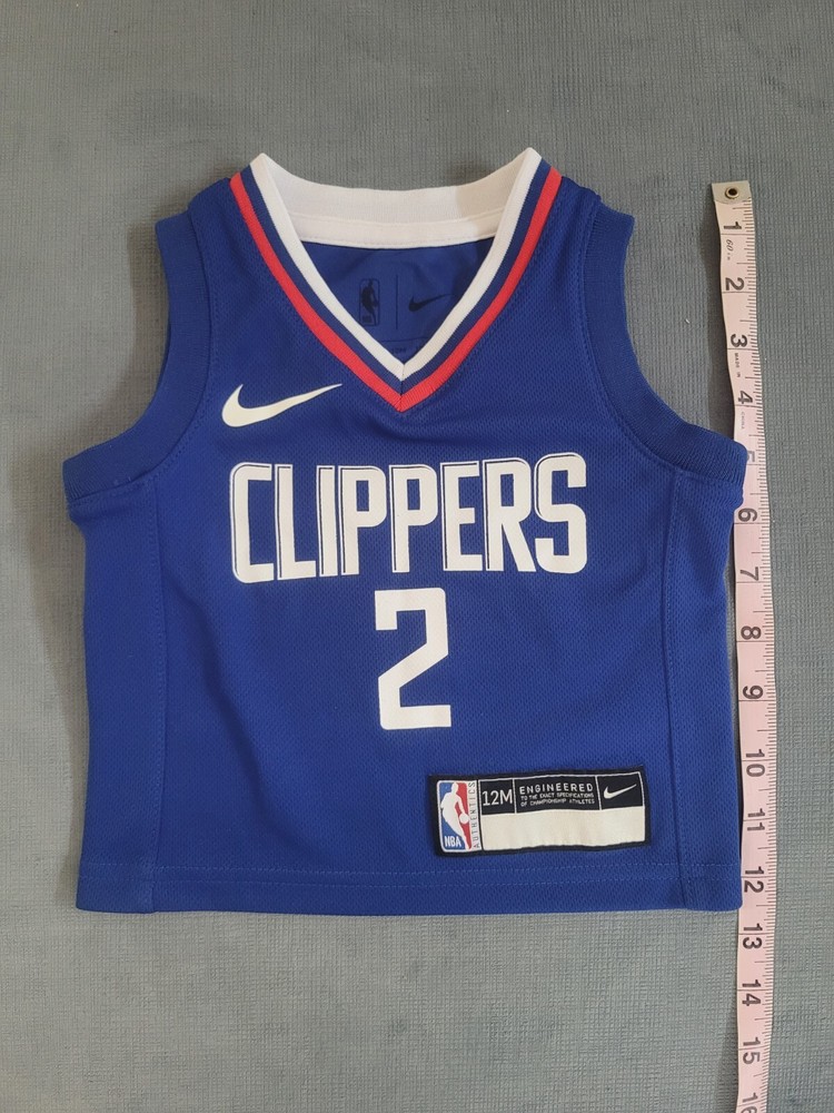 Nike Kawhi Leonard LA Clippers Swingman Jersey Blue Toddler Size 12M
