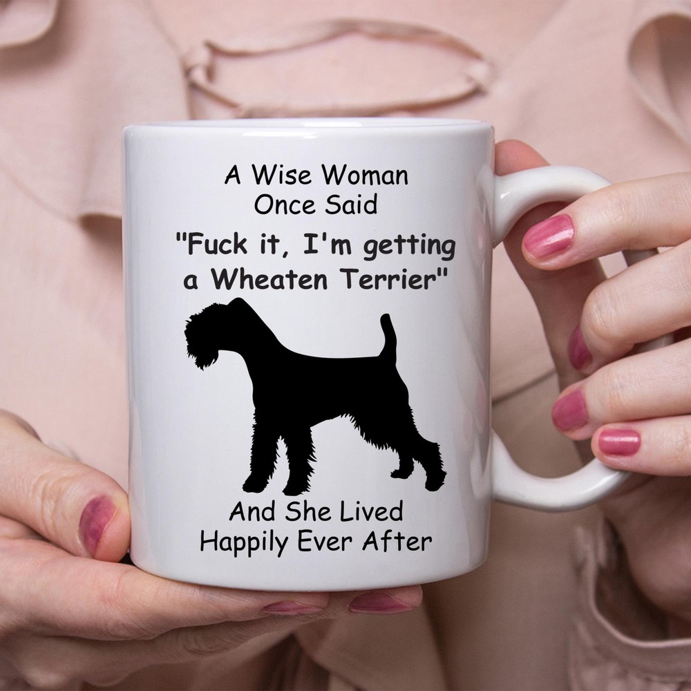 Funny Soft Coated Wheaten Terrier White Coffee Mug Gift for Women