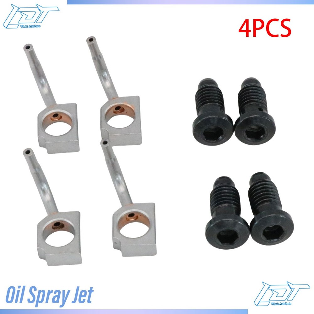 4X Oil Spray Jet For 98-22 VW Passat Jetta Golf R32 Audi A4 S4 06B103154