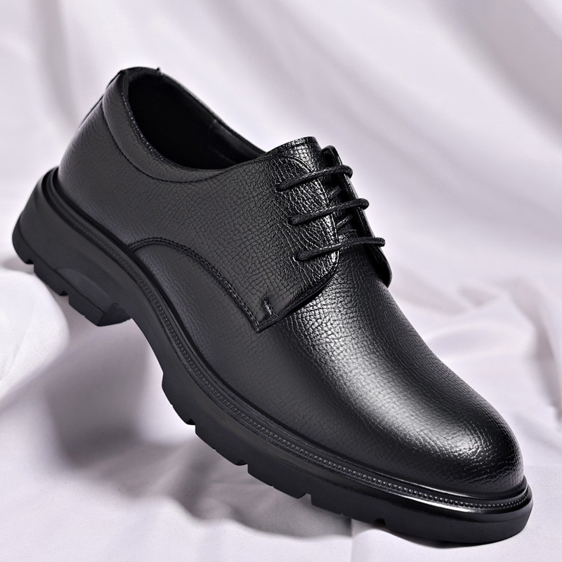 Mens Casual Business Lace Up Round Toe Formal Dress Wedding Party Shoes Flats Sz