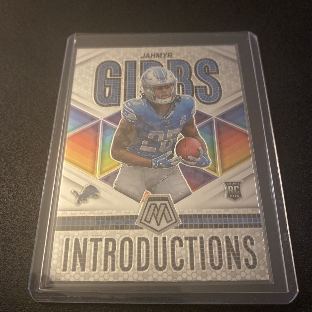 2023 Panini Mosaic Jahmyr Gibbs RC Introductions  #I-5 Detroit Lions