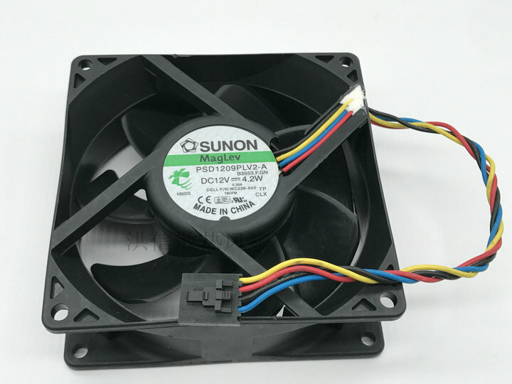 1pcs SUNON PSD1209PLV2-A 12V 90*32MM 9032 9 cm 4-wire cooling fan