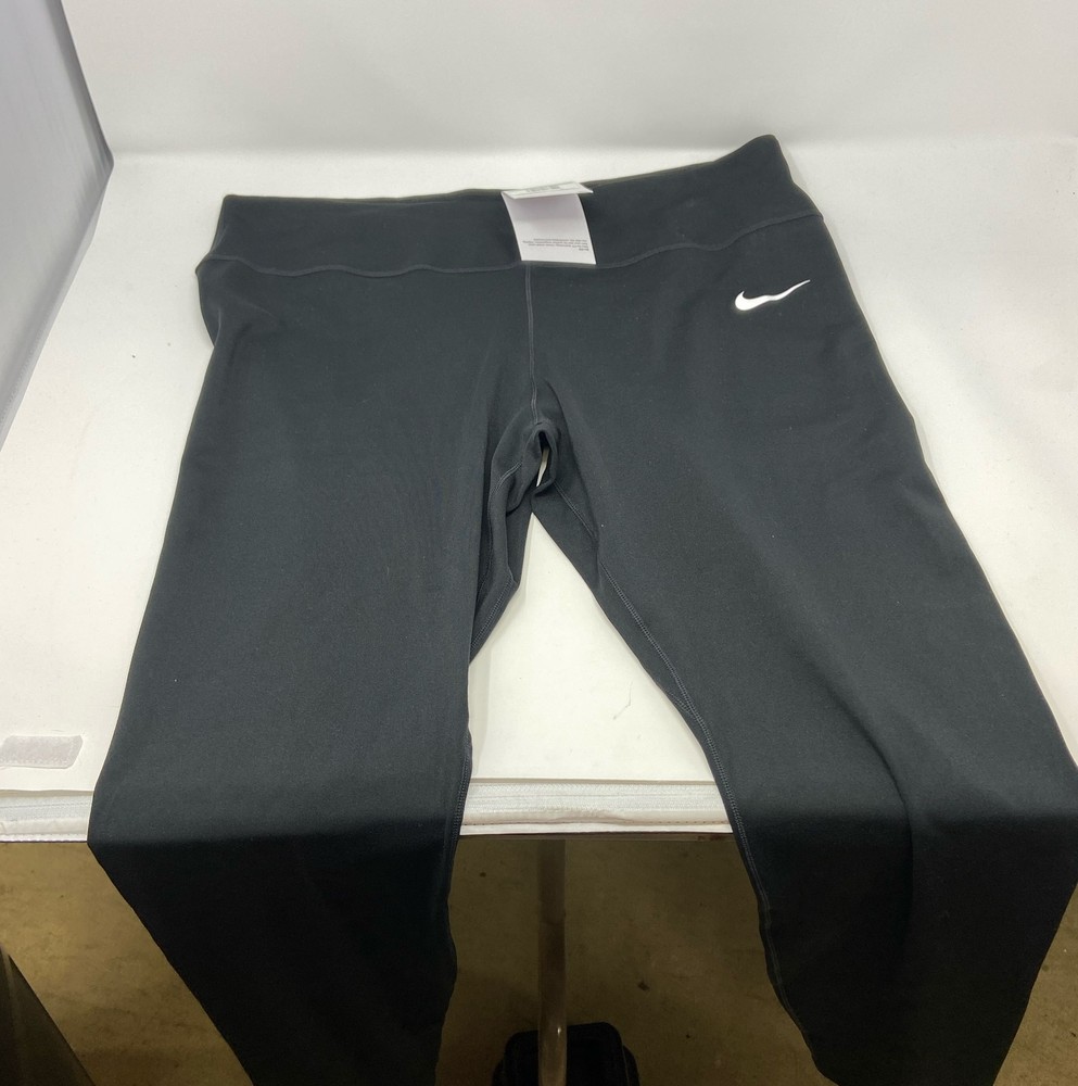 Nike womens team one leggings size xl black athletic workout
