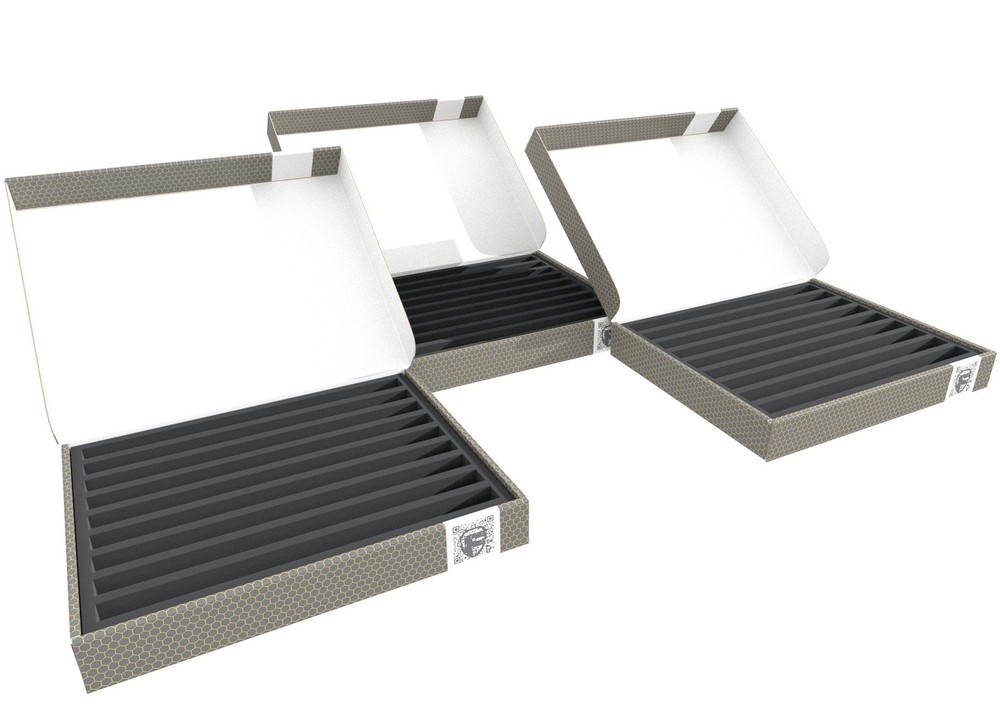 Feldherr Storage Box FSLB040 for Model Railway locomotives, Wagons and Vehicl...