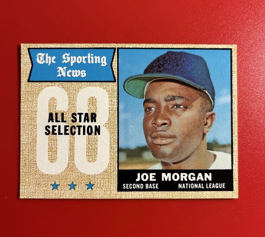 1968 Topps #364 Joe Morgan The Sporting News All Star Selection HOF