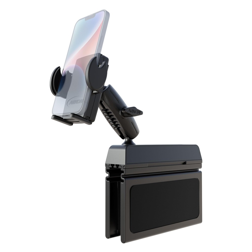 ARKON Mounts SM4SEATMT Car Console Wedge Phone Mount Holder for iPhone 13 12 11