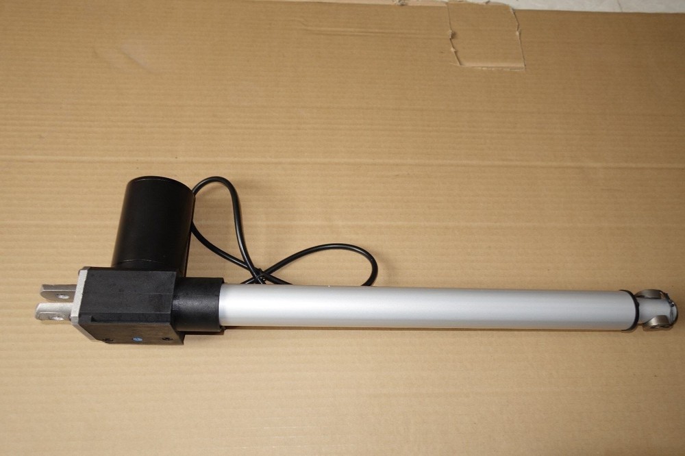 5 inch(125mm) stroke actuator 1320LBS(6000N) 12V DC 5mm/s+two brackets #A6-37