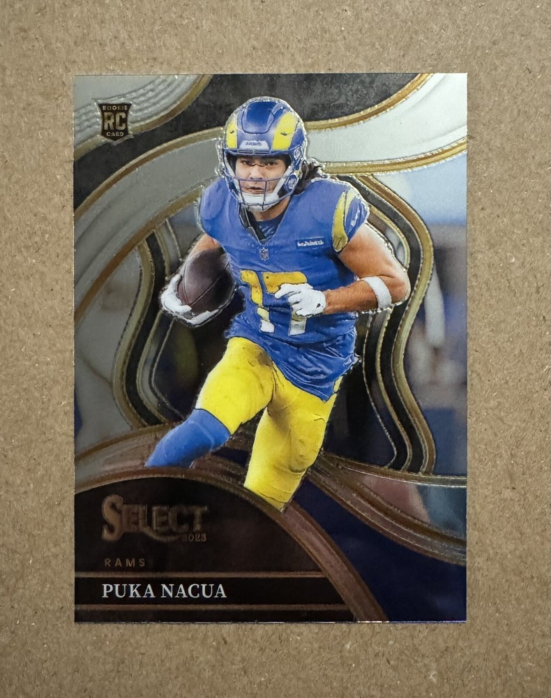 Puka Nacua - 2023 Panini Select Base Rookie #224 Club Level Los Angeles Rams RC