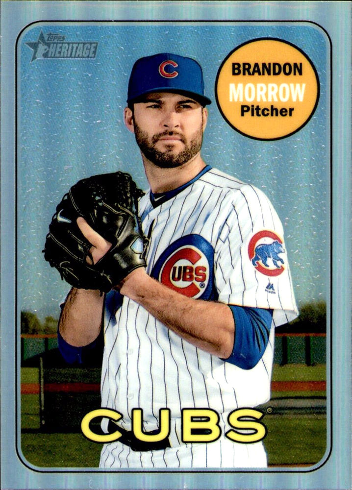 2018 Topps Heritage High Number Brandon Morrow Refractor #THC-724 -/569 - Cubs