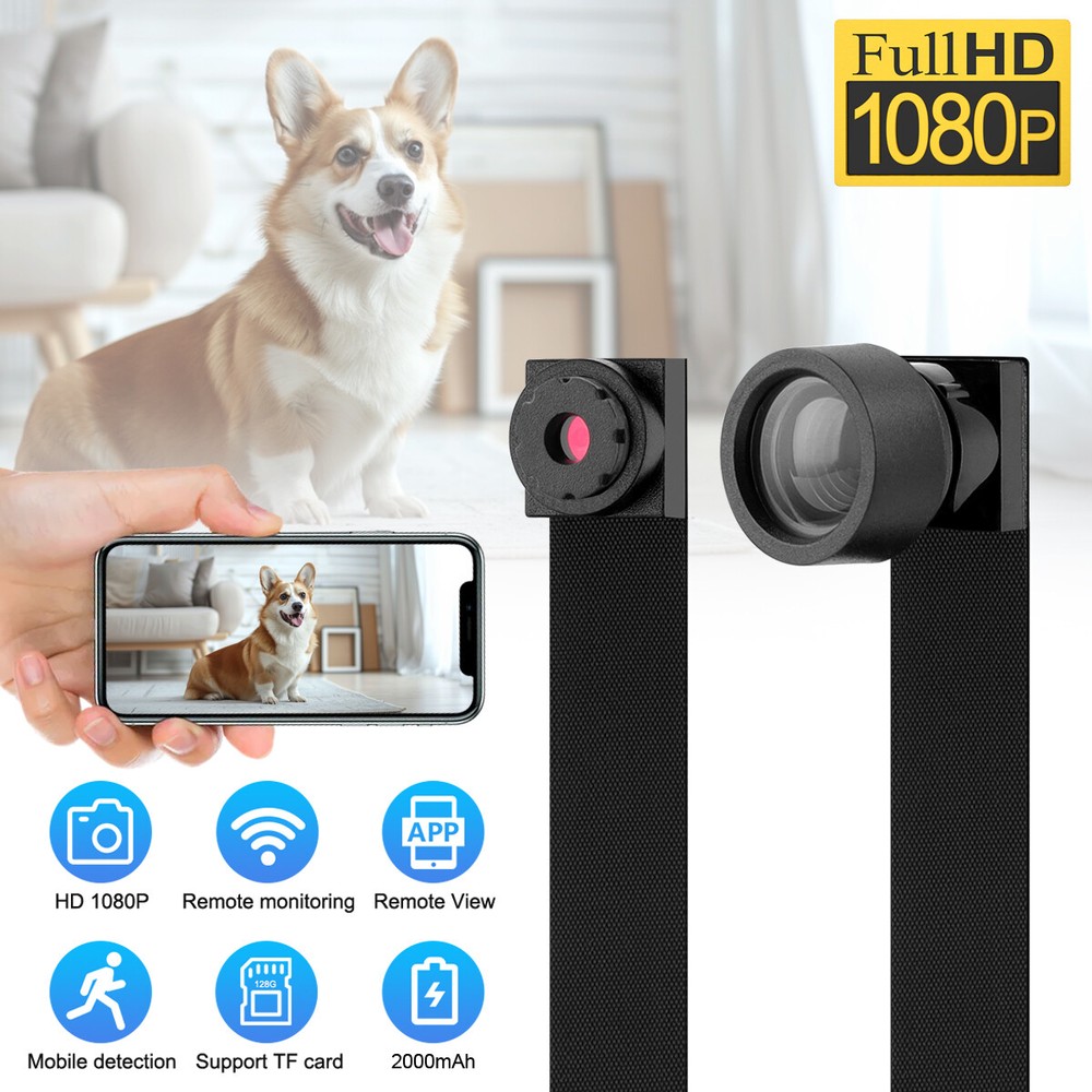 1080P 4K Cam HD Wireless WiFi Security Mini Micro Pinhole Screw DIY Cam DVR A++