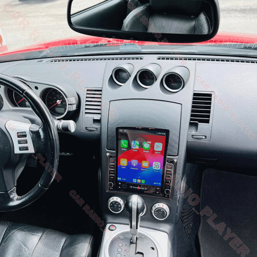 32G CarPlay Android 15 Car Stereo Radio GPS Navi FM BT For Nissan 350Z 2003-2009