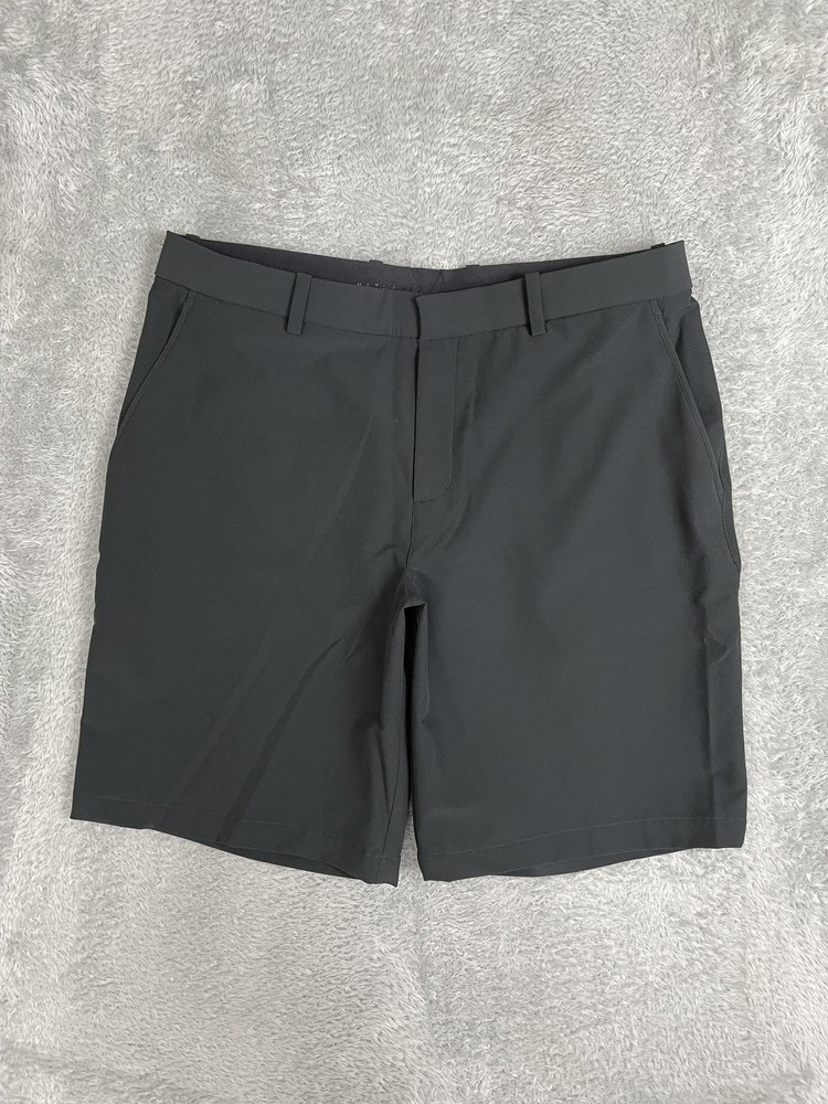 Nike Dri-FIT Shorts Mens 38* Black Golf Performance Stretch 9 Inseam Lightweight