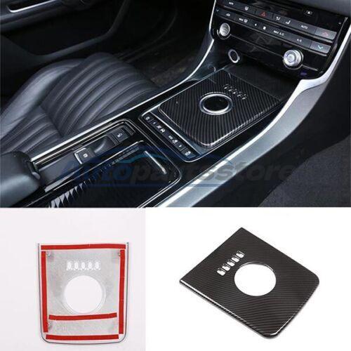 Carbon Fiber 1PCS For Jaguar XE 2016-2019 Cover Trim Console  Gear Shift Frame