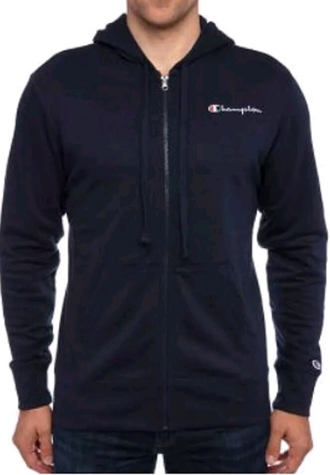 *NWT* Champion Men’s Full Zip Hoodie (Navy,MEDIUM)