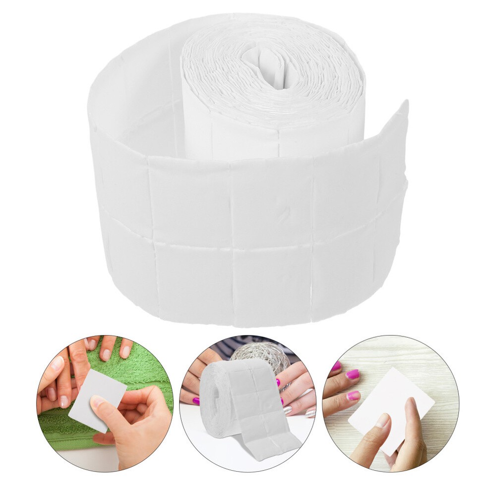 300 Nail Washing Paper Tissues Round Makeup Pads Beauty Essential  