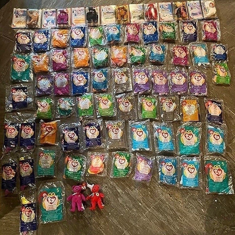 E3 73x McDonald’s Ty beanie babies happy meal teenie beanies plush stuffed lot