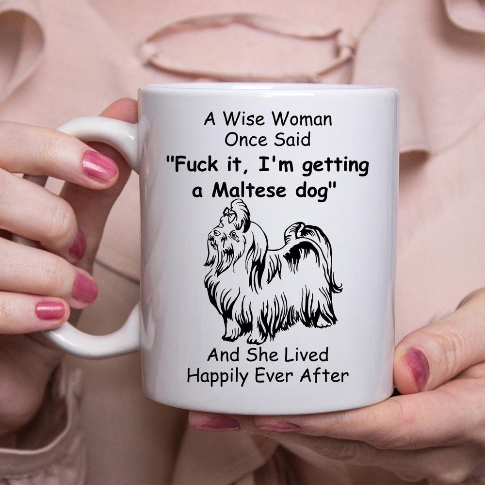 Funny Maltesegift For Women White Coffee Mug Coffee Cup
