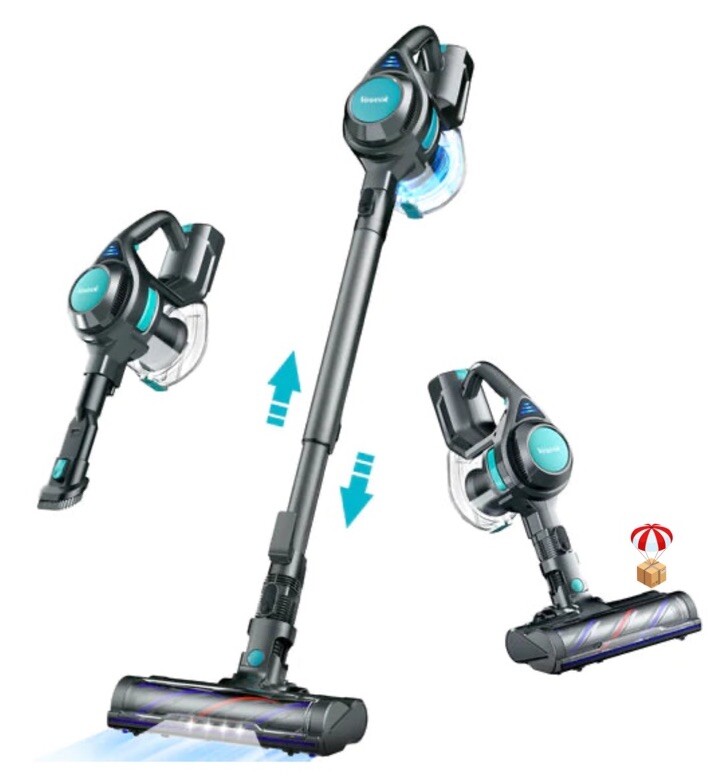 Cordless Stick Vacuum Cleaner, Voweek Lightweight (VW-Vc08)