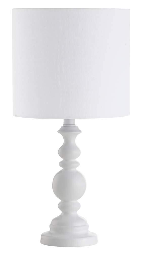 Lighting Collection Harrington Farmhouse White 18-inch Bedroom Living Room Ho...