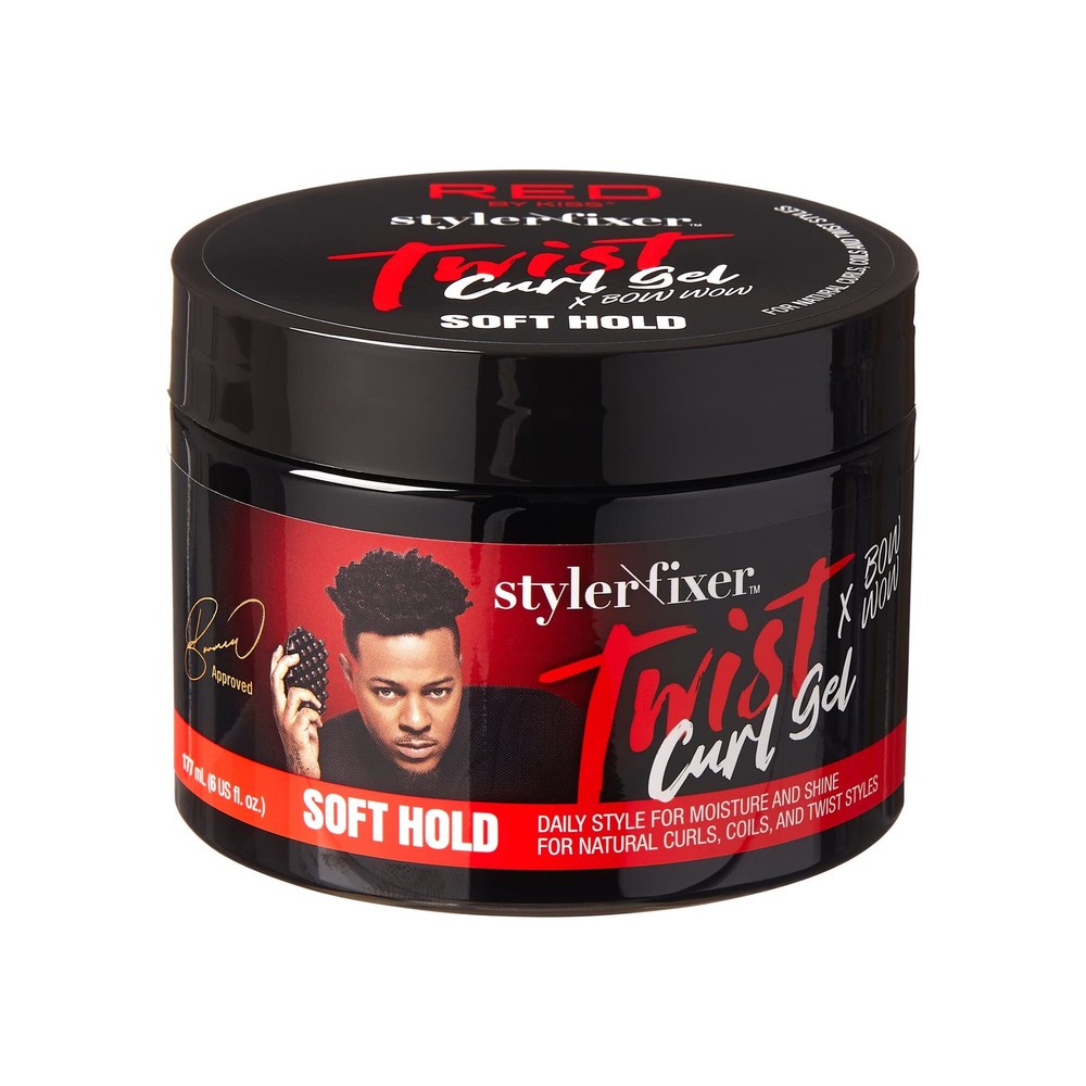 X Bow Wow Styler Fixer Twist Curl Gel, Soft Hold for Afro Hair, Moisturizing