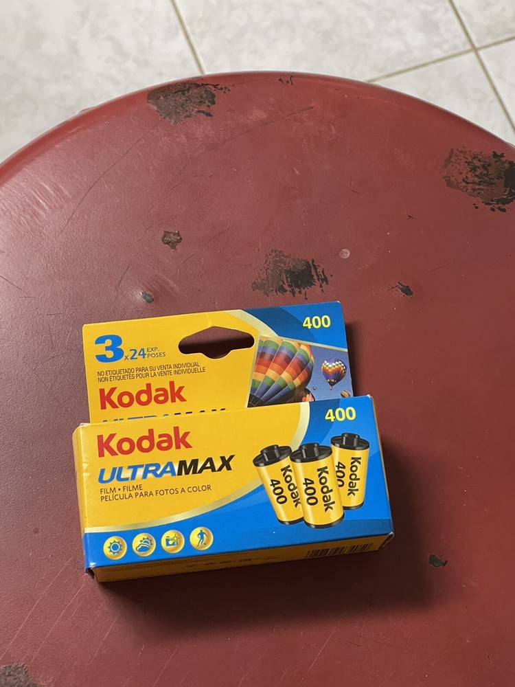 Kodak Ultra Max 400 ISO 35mm Film 3pk of 24 Exposure Exp 2013