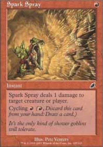 Spark Spray x4 Scourge NM-Mint English Edition TCG Card Expansion