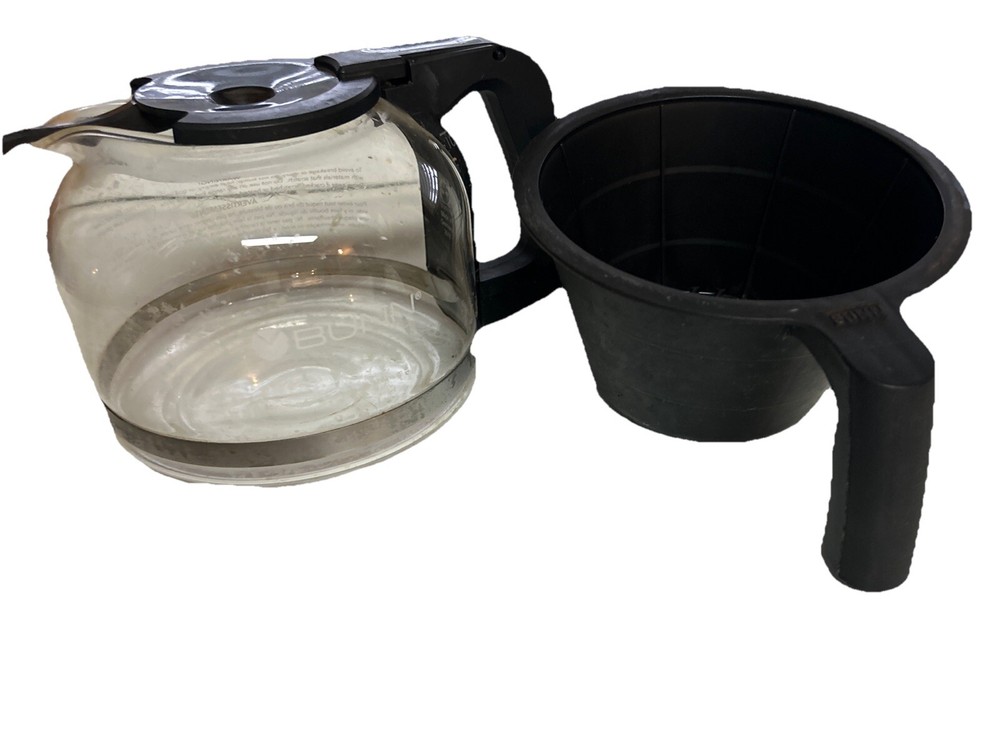 Bunn Glass Drip-Free 10-Cup Coffee Decanter Carafe with Replacement Filter  