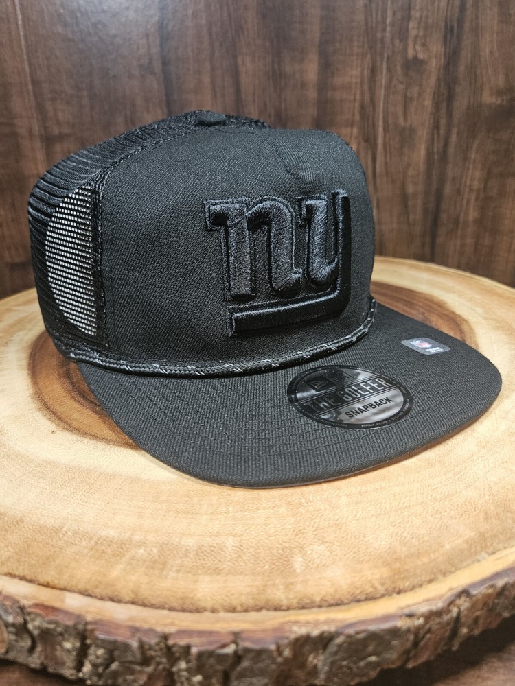 New York Giants New Era The Golfer Rope Snapback Adjustable Hat Cap NFL Blackout
