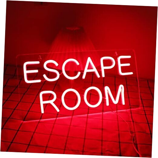 Escape Room Neon Sign for Business,Super Bright Led Sign for Shop escape room