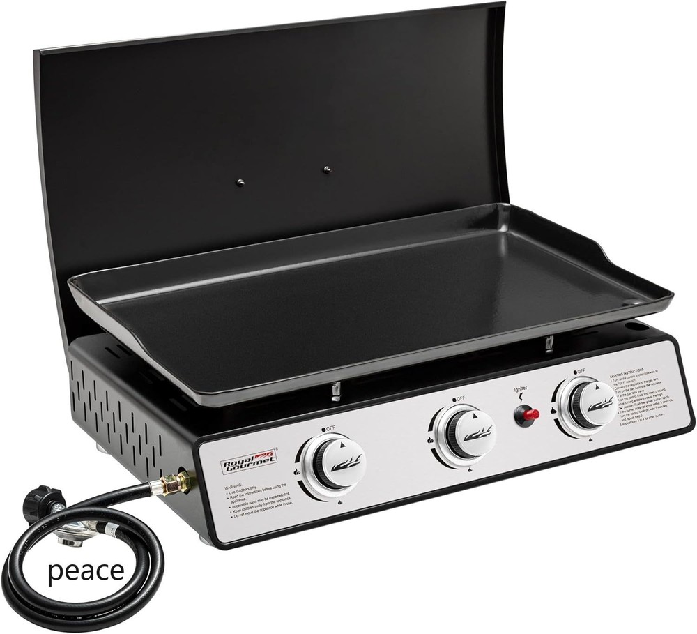 Royal Gourmet PD2301S 3-Burner Portable Propane Gas Griddle New Arrival