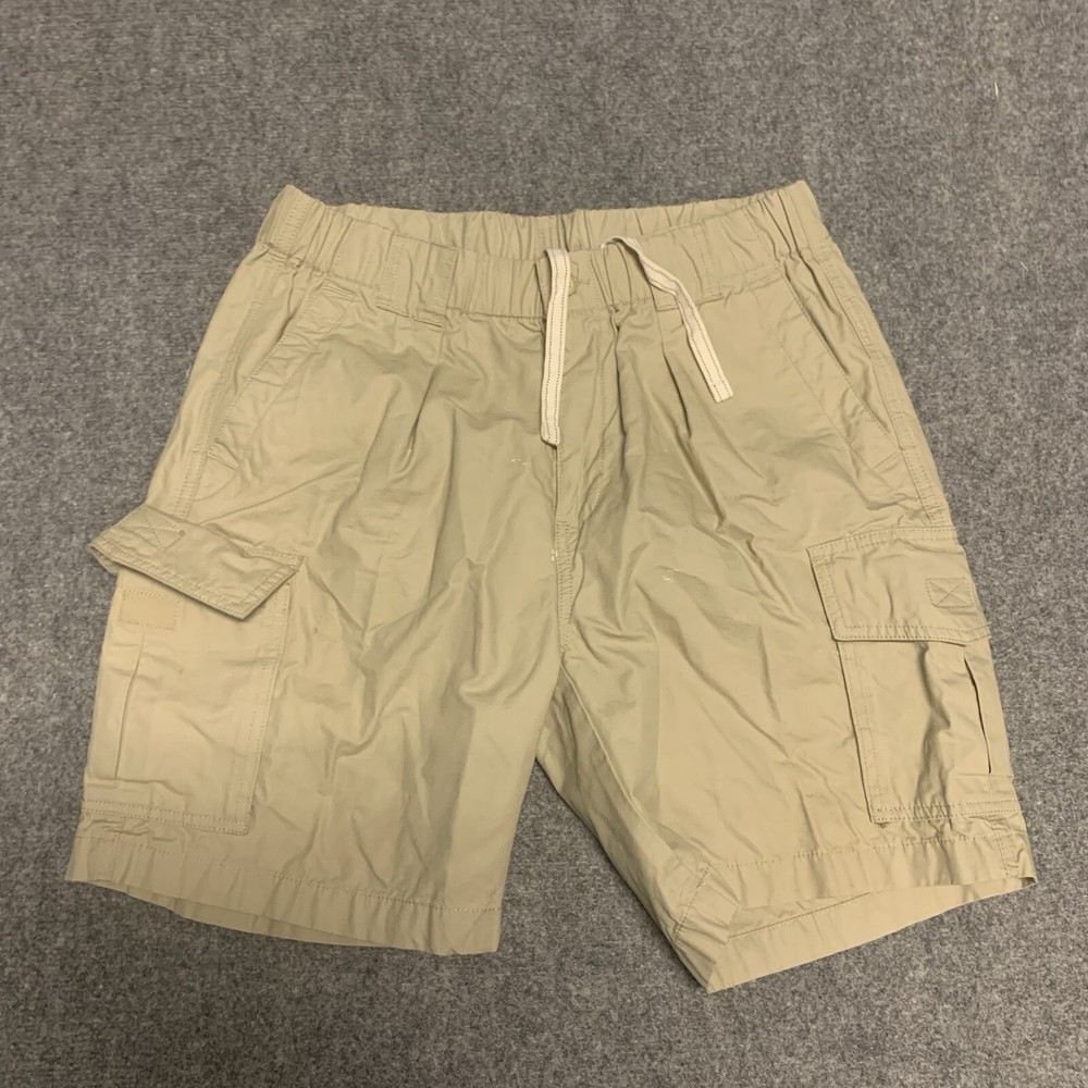 Tommy Bahama Relax Cargo Shorts Medium Cotton Blend Elastic Waist with Drawstring for Men