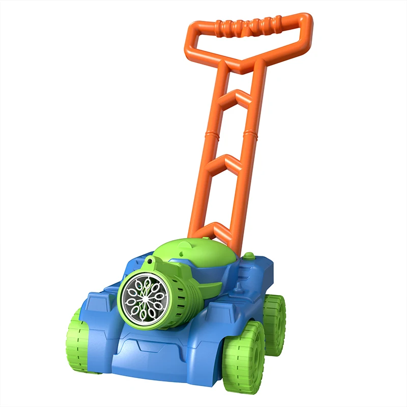 Automatic Lawn Mower Bubble Machine & Baby Walker for Kids Outdoor Activity Toy