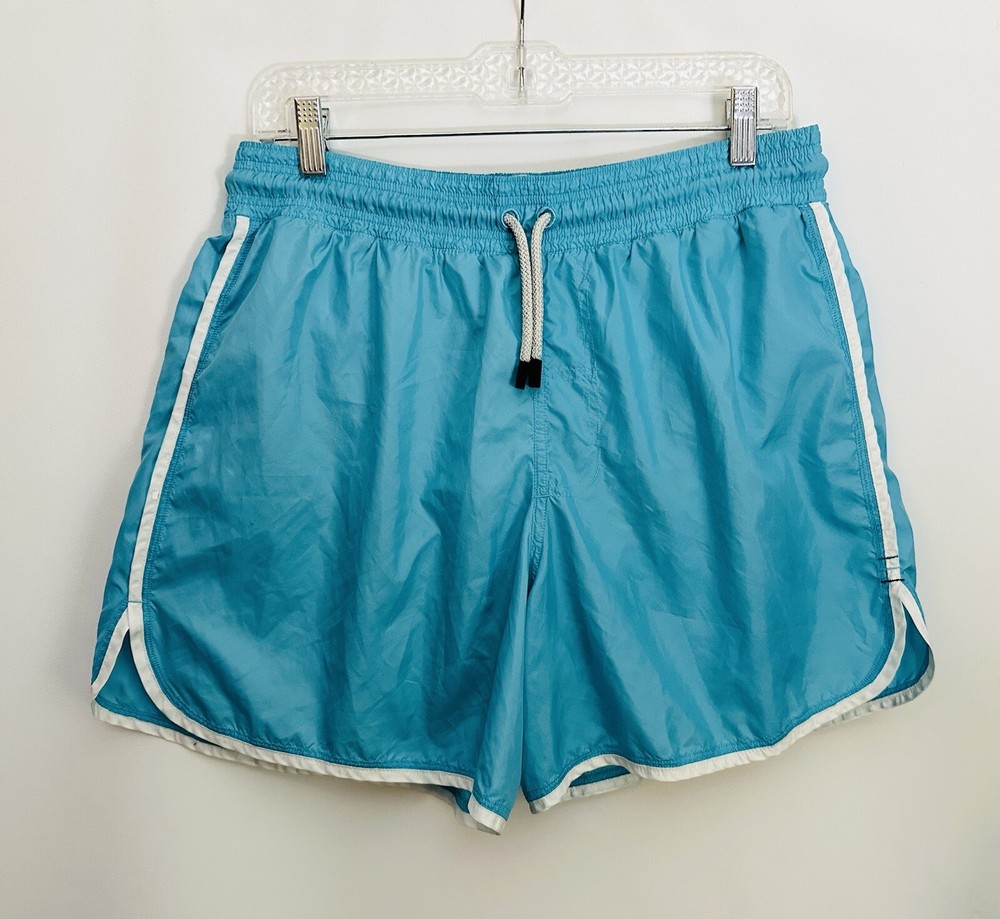 Lululemon Women's Run Shorts with Drawstring Elastic Waist Lined Vent Teal Blue