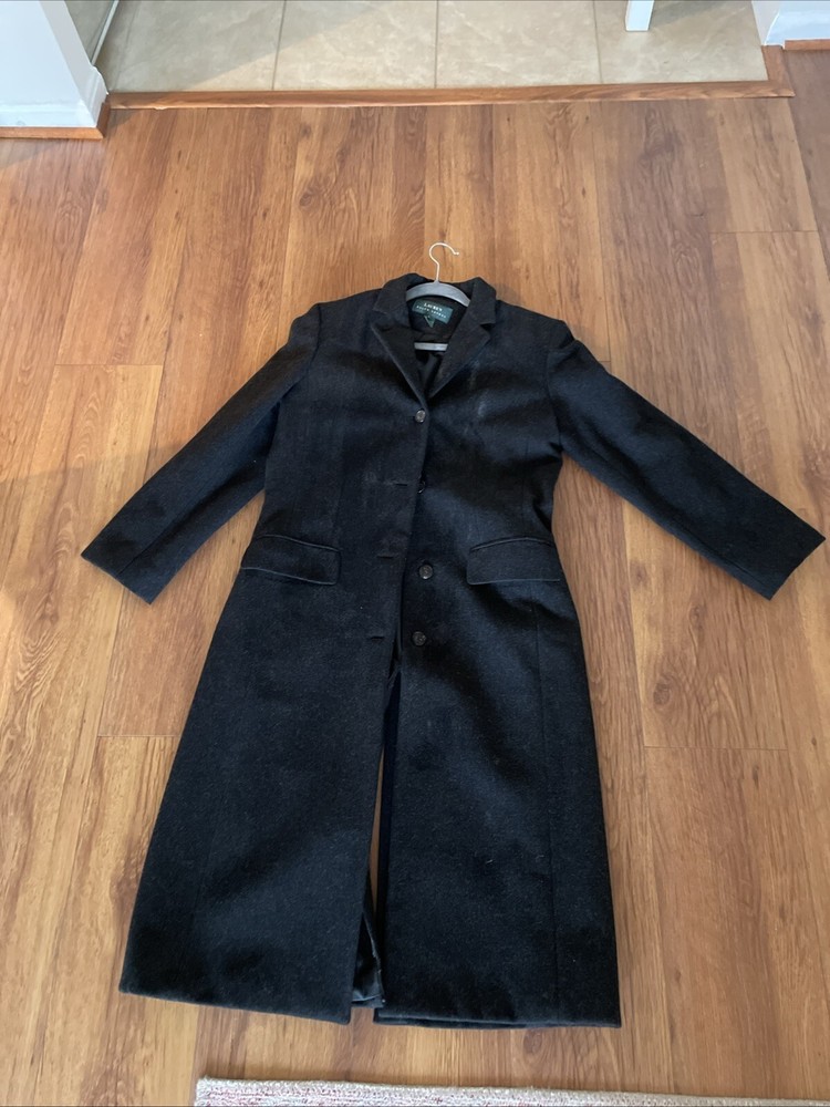 Ralph Lauren Wool Coat Grey flaws Size 4