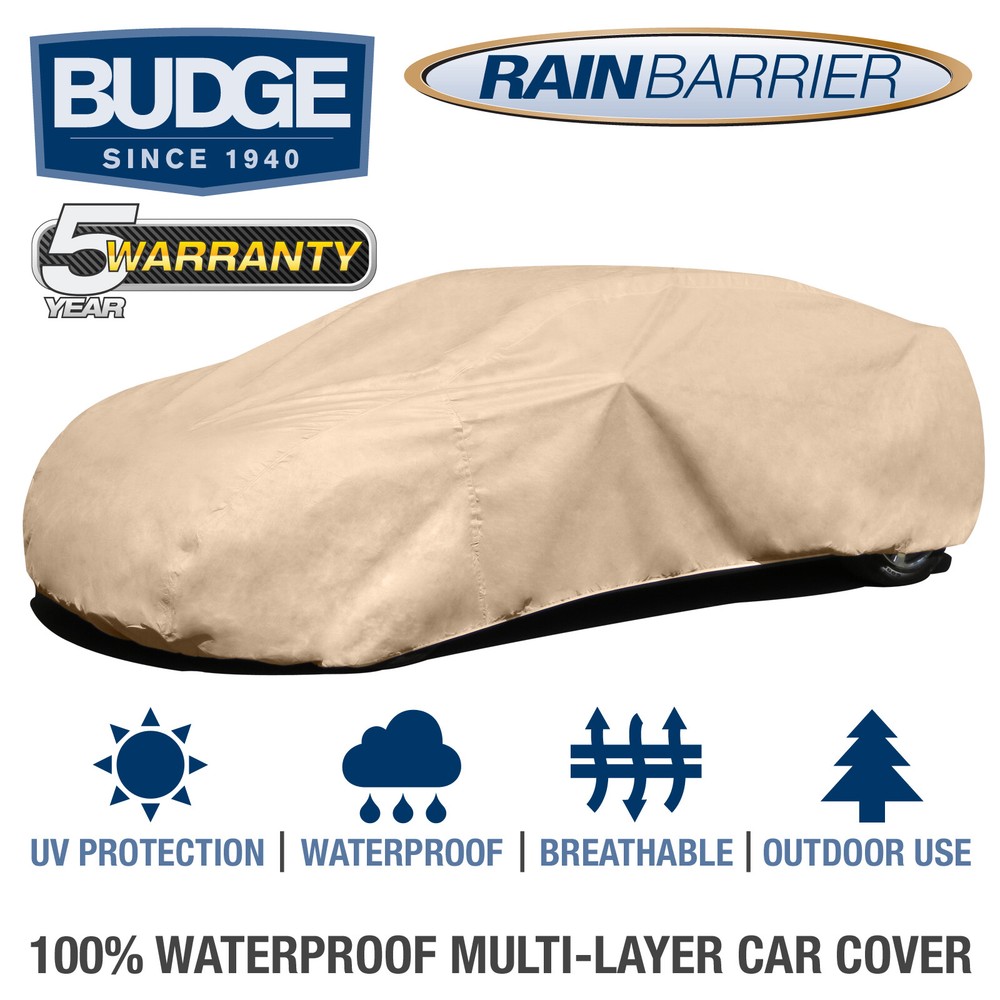 Budge Rain Barrier Car Cover Fits Audi A4 2001 | Waterproof | Breathable
