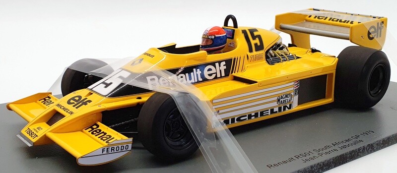 Spark 1/18 Scale 18S501 - Renault RS01 #15 South African GP 1979 J.P.Jabouille