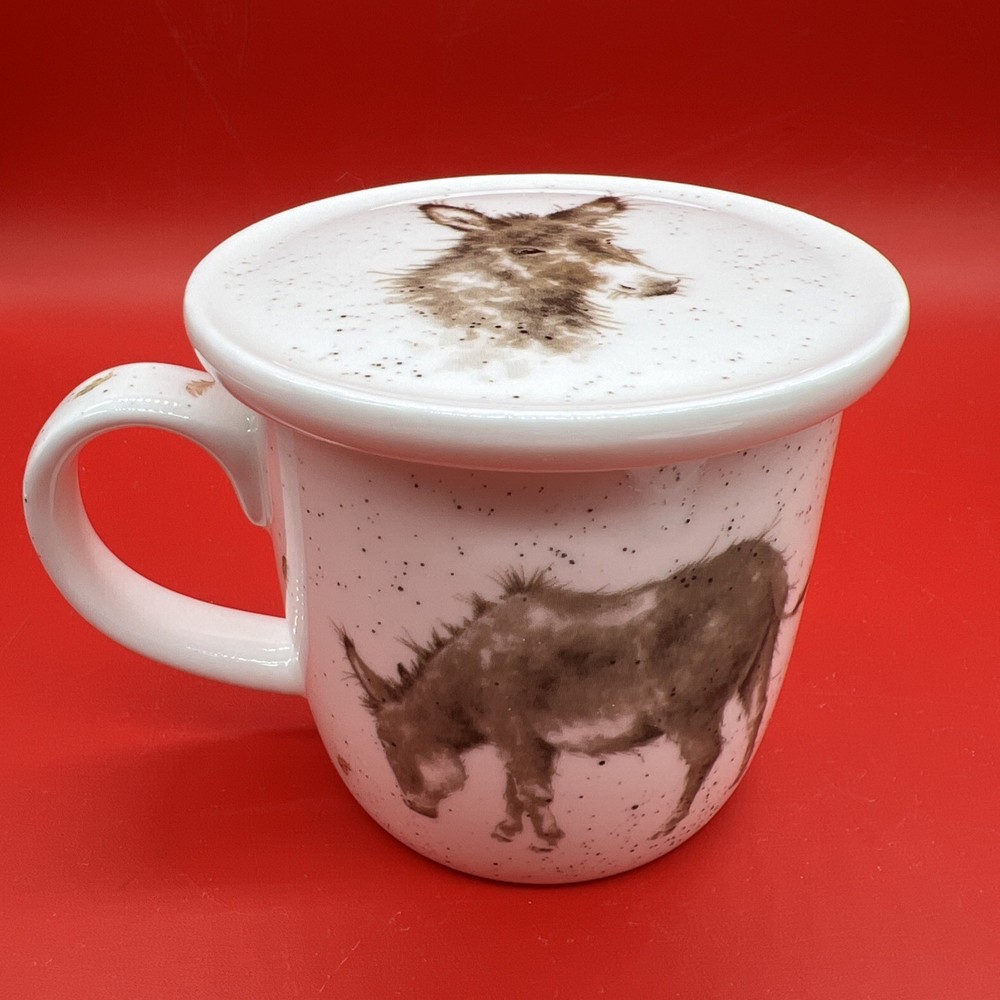 Royal Worcester Wrendale Designs by Hannah Dale Gentle Jack Mug Cup & Coaster